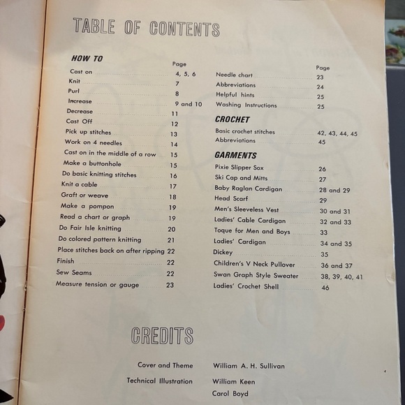 Vintage Knitting and Crocheting for Beginners Book Mary Maxim Book - Picture 9 of 9